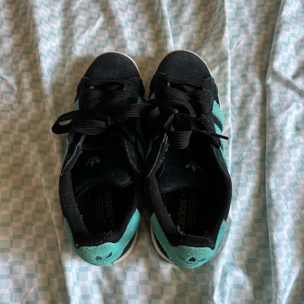 Adidas women’s campuses in Black and Teal